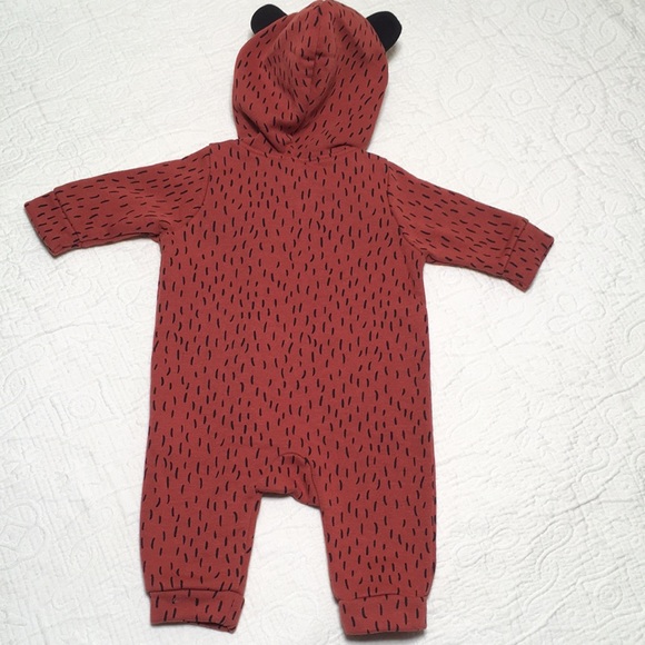 0-3m (5/$20) Sweatshirt Fleece Fox Romper by Old Navy - Picture 10 of 14